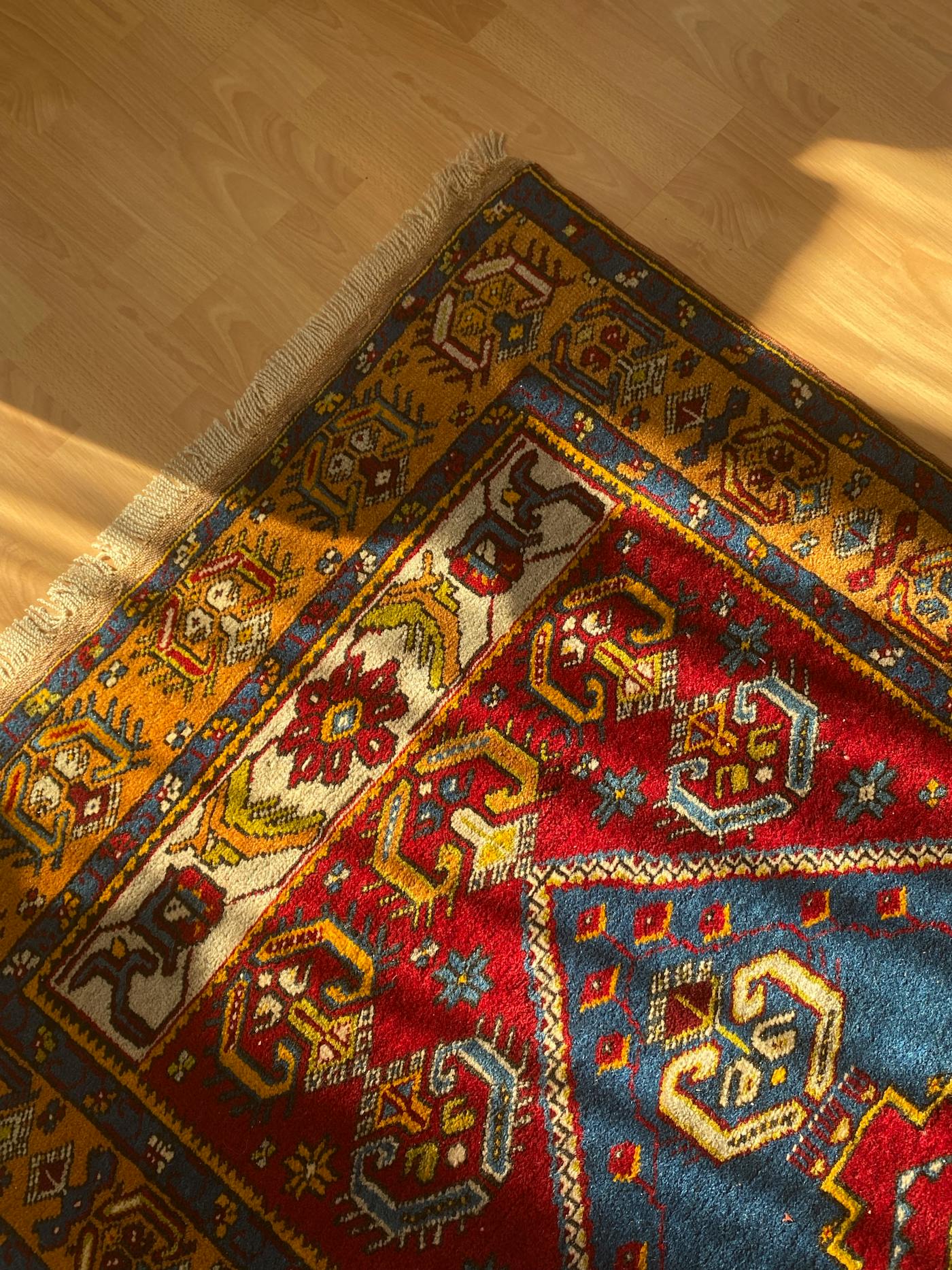 Handmade Afghan tribal rug